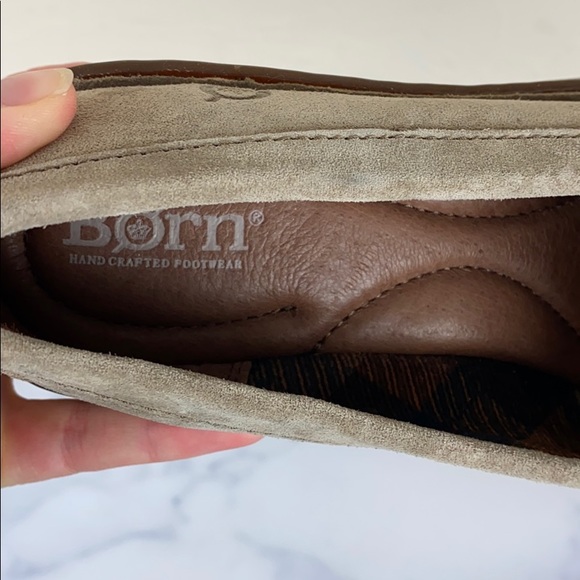Born Curlew Taupe Suede Penny Loafer 7.5 🌿 - Picture 6 of 8